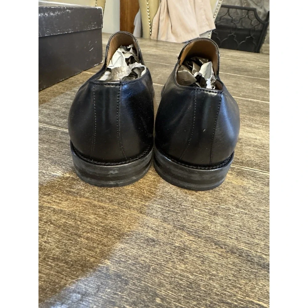 New Mezlan Mayfield Black Slip On Loafer Size‎ 11.5W Leather